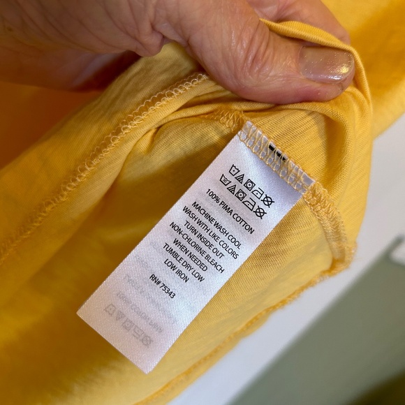 Pure Pima Cotton Polo Style T Shirt - Picture 3 of 5